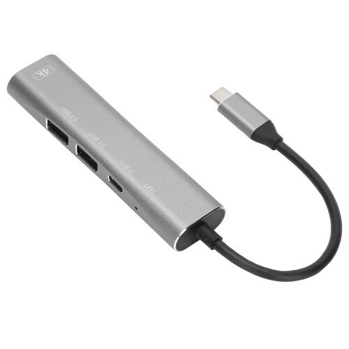 Διανομέας USB C, Υλικό αλουμινίου για γρήγορη μεταφορά δεδομένων και παροχή 2