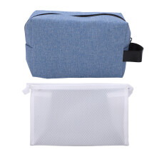 2er-Set tragbarer Reiseorganizer, multifunktionale, wasserabweisende Kulturtasche mit Tragegurt, Premium-Qualität für Kosmetik und