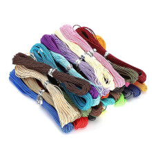 (As show, One size) 1mm Diameter 10m Polyester Waxed Cord String Wire Jewelry Findings DIY Craft Accessory