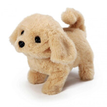 (Golden Retriever) Realistic Electric Toy Pet Simulation Dog Plush Toy Moving Walking Animal Robot with Sound