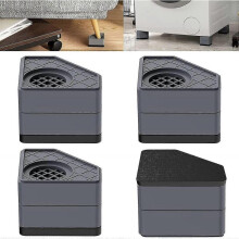 (11.5 cm) Anti Vibration Pads For Washing Machine, 4 Pcs Washer & Dryer Shock And Noise Cancelling Feet Pads Guanguan