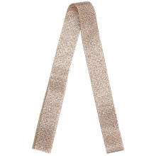(As show, One size) Crystal Diamond Belt Trim Hot Melt Adhesive DIY Decoration Clothing Accessories 0.5 Yard 12 Row
