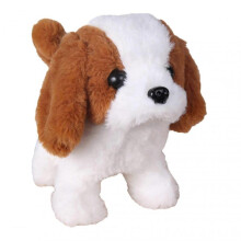 (Hound) Realistic Electric Toy Pet Simulation Dog Plush Toy Moving Walking Animal Robot with Sound