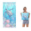 2in1 Beach Towel Microfibre Convertible into Storage Bag QuickDrying (80x160cm) Ref: 3781 1