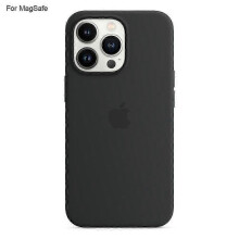 (Black, Multicolor) For iPhone 14 Pro Case Compatible with MagSafe Liquid Silicone Phone Back Cover [Induction Popover]