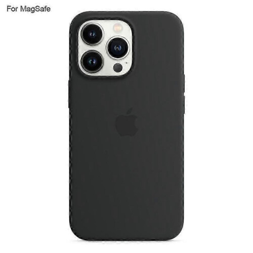 (Black, Multicolor) For iPhone 14 Pro Case Compatible with MagSafe Liquid Silicone Phone Back Cover [Induction Popover]
