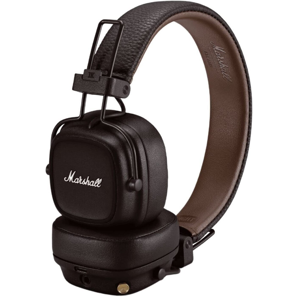 Marshall Major Iv On-Ear Bluetooth Headphones, (Reed) Brown 9426802934427