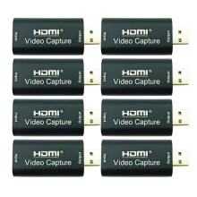 for Mini Video Capture Card USB 2.0 HDMI Video Card Grabber Record Box for PS4 Game DVD Camcorder HD Camera Recording Live Streaming