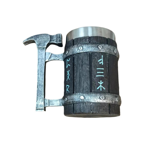 Campingfreundlicher Bierkrug mit doppelwandiger-Hammer