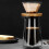 Manuelles Kaffeemaschinen-Set, isolierte Glaskaraffe mit Griff, 5