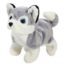 (Huskie) Realistic Electric Toy Pet Simulation Dog Plush Toy Moving Walking Animal Robot with Sound