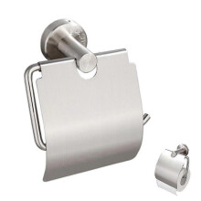 (bright) toilet roll holder,toilet paper holder, Bathroom Toilet Paper Holder with Cover  Wall Mount Toilet Roll Holder for Hotel  (D-V2)