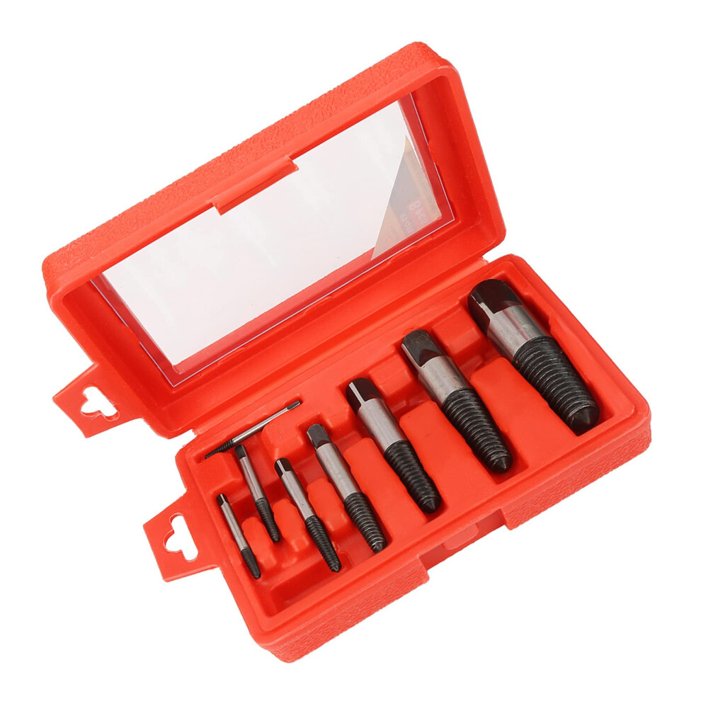 Bolt Extractor, 8Pcs Set, Easily Remove Broken Screws, Power Drill Compatible 9365049362146