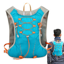 Hydration Backpack Reflective Hydration Pack Adjustable Straps For Running Cycling Camping Water Bladder