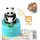 (Blue) 60 Minutes Panda Kitchen Timer No Battery Mechanical Countdown Clock Alarm Tool 4