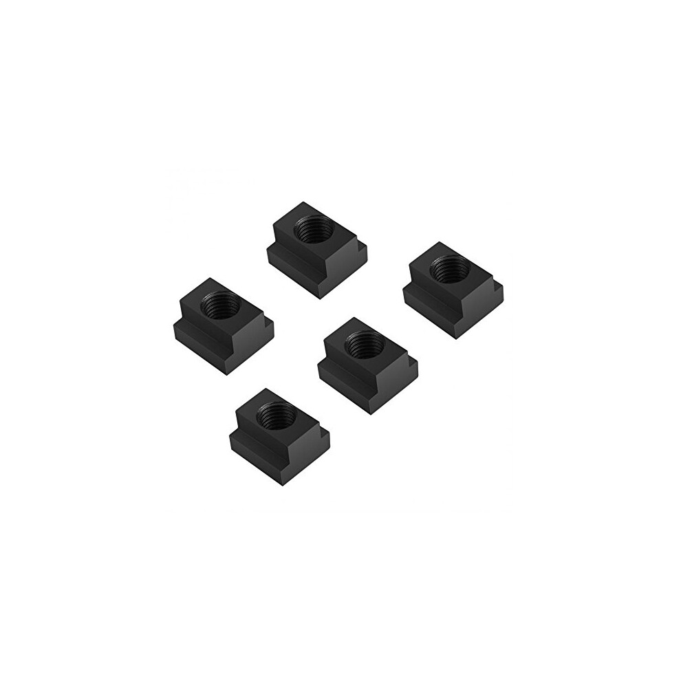 Nuts 5Pcs T Slot Nuts Oxide Finish T Sliding Nut Block M14 Threads Fit Into T-Slots In Machine Tool Tables 9426802935288