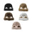 Bonnets à la mode avec oreilles de dessin animé, pull-Kaki 2