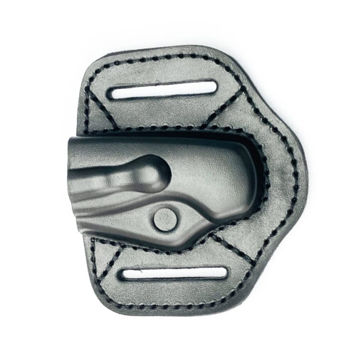 Leather Sheath Custom Leather Case Cover for Spyderco Para3 Replacement Accessories Black Ref: 2068