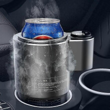 (For Car Only) Smart 2 In 1 Car Heating Cooling Cup For Coffee Miik Electric Beverage Warmer Cooler Holder Mini Car Refrigerator