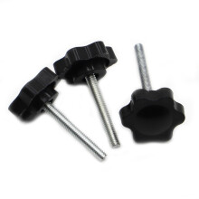 Plastic Handle Screw Plum Hand Tighten Screw M4 M5 M6 M8 M10 M12 Star-Shaped Tightening Nuts