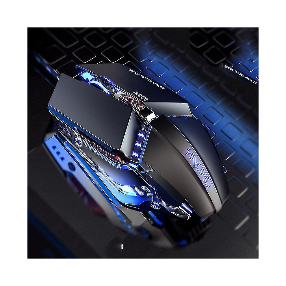 Gaming Mouse, Mechanical Wired Mouse With Adjustable Dpi Upto 3200, Ergonomic Design For Comfort And Precision, Programmable Buttons For Customizable 9486358996522