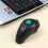 Ασύρματο εργονομικό ποντίκι Trackball, πλοήγηση ελεγχόμενη με τον αντίχειρα που 4