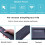 Souris aérienne polyvalente, télécommande sans fil 2,4 GHz multifonction pour Windows, Android, macOS et Linux, large compatibilité, Plug and 3