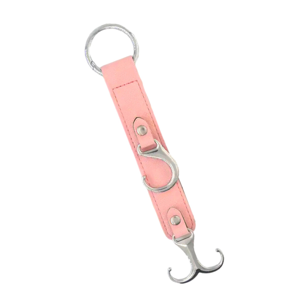 Leather Car Seat Back Hook Quick Installation Multipurpose- Pink 7754001174866