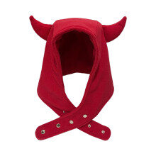 Chapeau de crâne en corne souple et respirant,-corne rouge