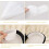 Coussinets réducteurs de taille de chapeau, 10 pièces,-Blanc 5