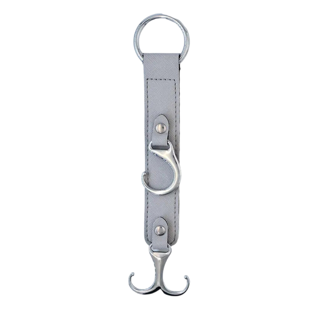Leather Car Seat Hook Large Capacity Quick Install- Light/Gray 7754001174682