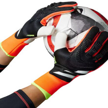 Football gloves for children Goalkeeper gloves adults, Thickened antislip latex protection Breathable with strong grip and finger protection