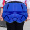 Hip protection pads for snowboarding, portable, blue, size S 3