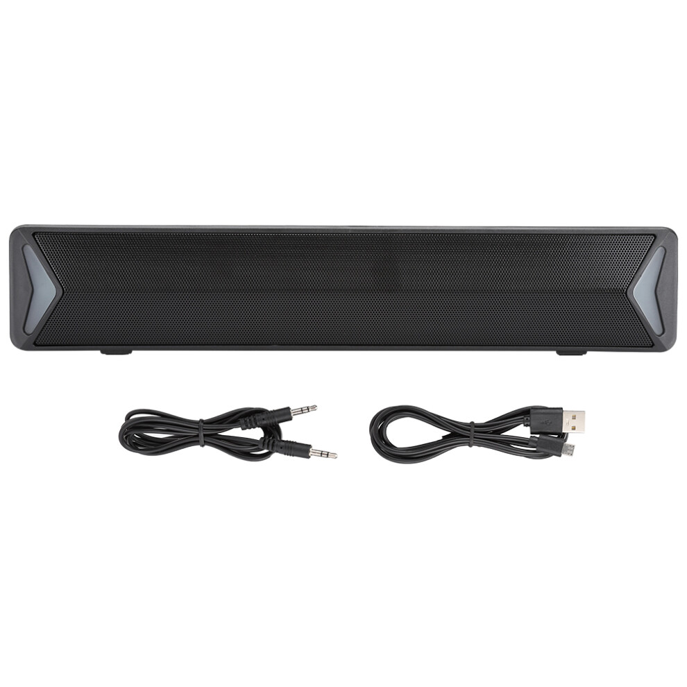 Soundbar Speaker With Built-In Subwoofer,Hi-Fi Sound Quality Stereo Bluetooth 5.0 Technology Usb Powered Soundbar Speakers For Desktop Laptop 9420858990444