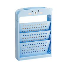 Multipurpose Rolling Cart with Multiple-Three-Layer Blue