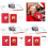 Illuminated LED Christmas Card Glowing-Cards without rope 3