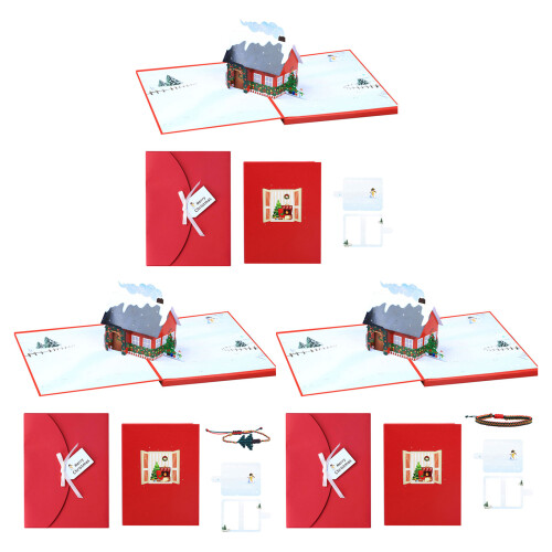 Illuminated LED Christmas Card Glowing-Cards without rope 1