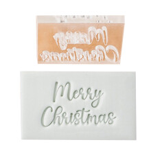 Fondant Moulds with Christmas Wishes Baking-Merry ChristmasD