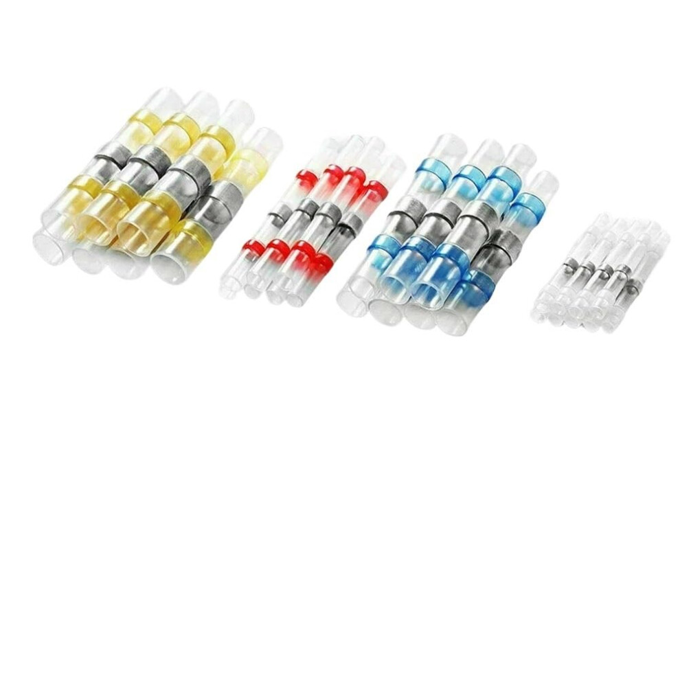 400Pcs Solder Seal Sleeve Heat Shrink Butt Wire Connectors Terminal Kit Welding Tools Accessories Ref: 6199 9412369415882