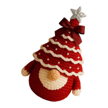 Beginner Christmas Gnomes Crochet Set With Step By Step-Red