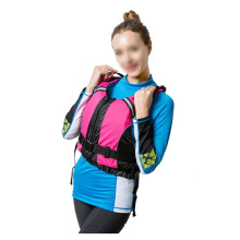 Life jacket with zipper and adjustable waist belt, kayak vest for kayaking, surfing, swimming and water sports (Pink, S/M) S/M Pink Ref: 1682