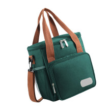 Elegant Multi Compartment Lunch Organizer Insulated Meal-Green