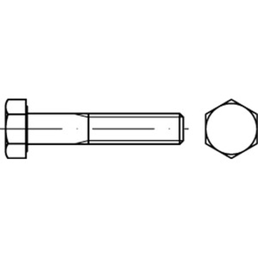 Din 931 8.8 Hot-Dip Galvanised Hexagonal Screws With Shaft 9412369416148