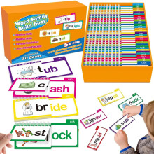 30 Reading and Rhyming Flip Books, Word Families, Flashcards, ABC Vocabulary Cards