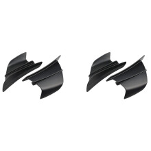 2X Motorcycle Fairing Side Winglet Aerodynamic Wing Deflector Spoiler for Panigale V2 V4 899 959 1198 1299(B)