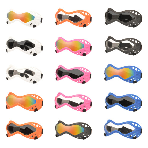 Pet Glasses Against Security Thin Plan Canines In-White red 1
