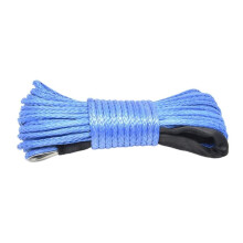 Wind rope, 7700lbs winch rope nylon rope strength fiber rope 6mmx15m car tow rope tow strap, performance strength(Blue)