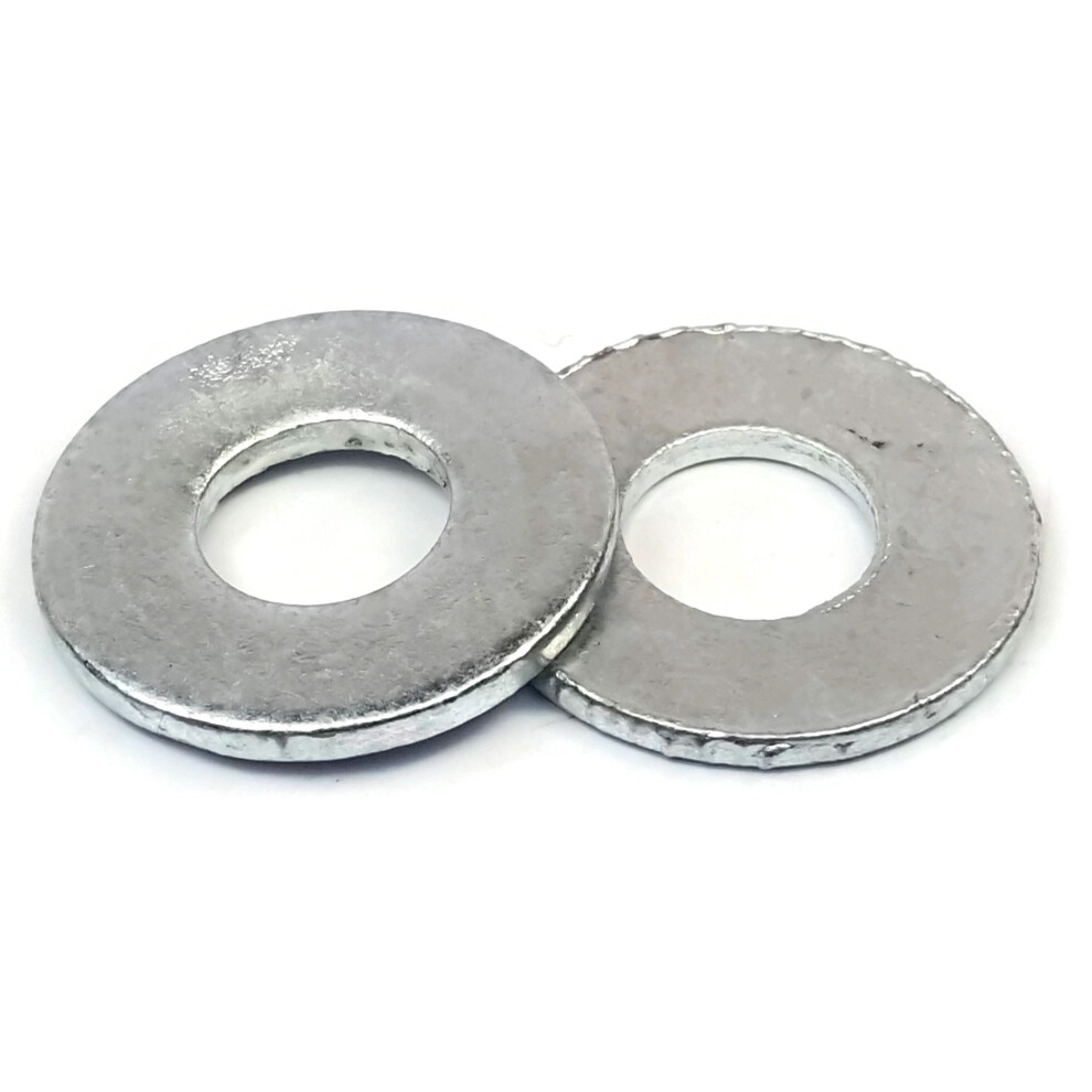 Flat Washers Hot Dipped Galvanized Uss - 1/4' (Id 5/16', Od 3/4') - Qty-250 9412369416322