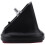 6 Pcs Bicycle Rear Tail  Reflector Mudguard Oval Warnning Red Black 6