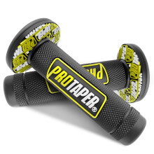 7/8' Universal Motorcycle Hand Grips for Dirt Pit Bike, Rubber AntiSlip Handlebar Grips One Pair 22mm